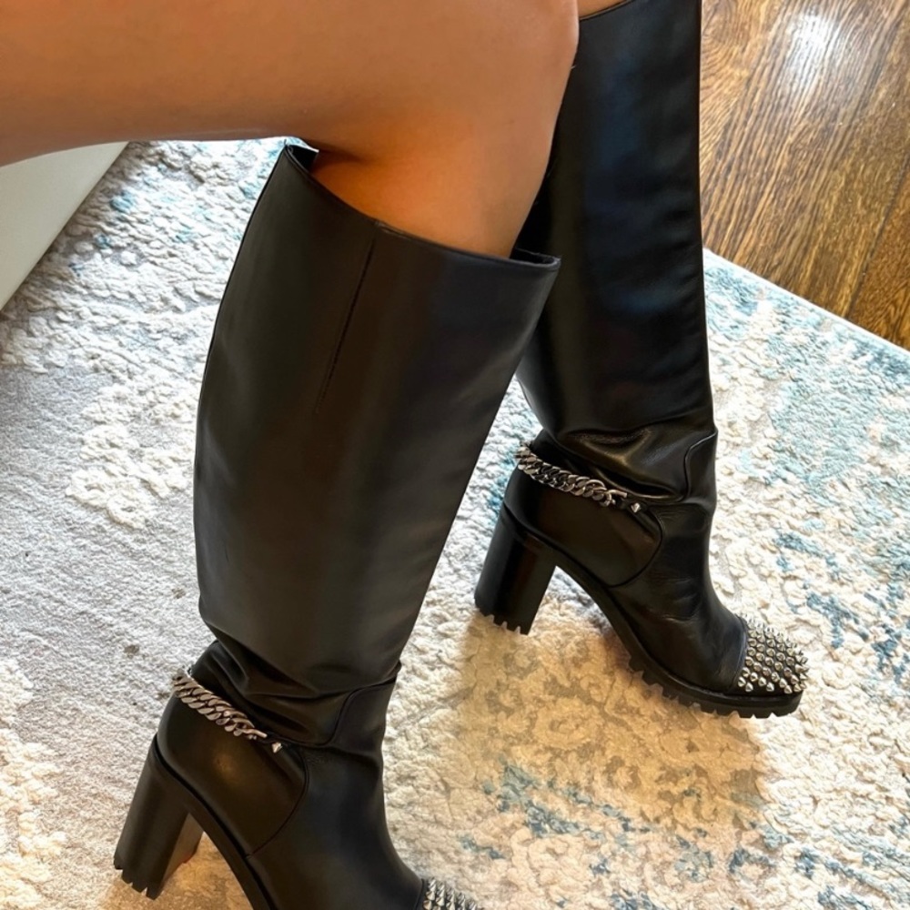 CHRISTIAN LOUBOUTIN Napoleona Spiked Boots